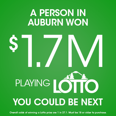 A person in Auburn won $1,700,000 playing Lotto. You could be next.