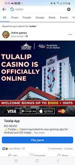 Screenshot of casino gambling scam.